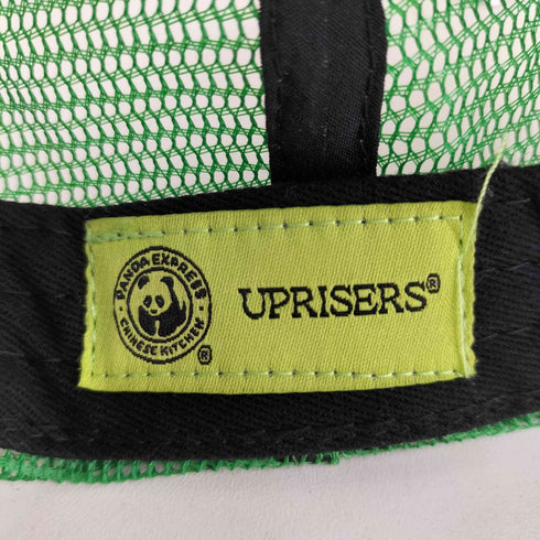 uprisers × panda express メッシュグリーンスナップバックキャップ メンズ