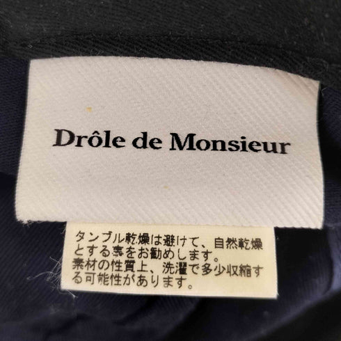 ドロールドムッシュ DROLE DE MONSIEUR 刺繍 6Pキャップ レディース FREE
