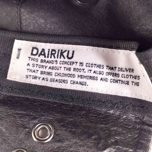 ダイリク DAIRIKU Shape memory Flighr Cap メンズ FREE