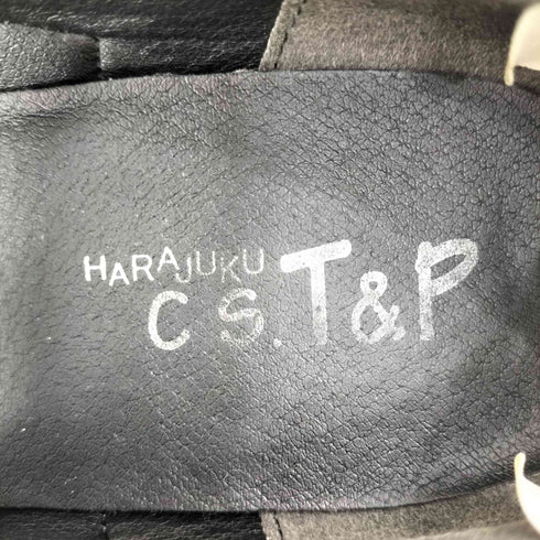 ハラジュクシーエスティーアンドピー HARAJUKU cs.T&P チェーンベルトデザイン厚底ヒールパンプス レディース M