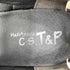 ハラジュクシーエスティーアンドピー HARAJUKU cs.T&P チェーンベルトデザイン厚底ヒールパンプス レディース M