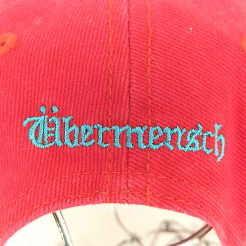 UBERMENSCH ロゴ刺繍6パネルキャップ メンズ