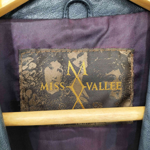 MISS VALLEE イタリアンラムレザー ダブルブレスト コート レディース JPN:11号