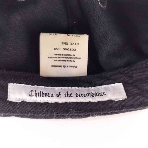 チルドレンオブザディスコーダンス Children of the discordance 23AW EMBROIDERY TEAM CAP メンズ ONE SIZE