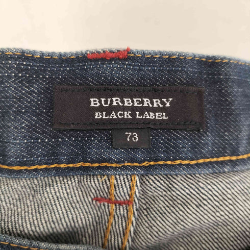バーバリーブラックレーベル BURBERRY BLACK LABEL ポケットホース刺繍ボタンフライデニムパンツ メンズ 73