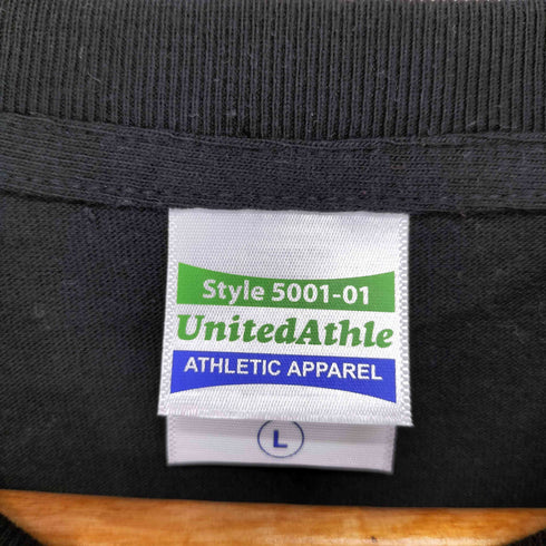 ユナイテッドアスレ UNITED ATHLE フロントプリントバンドTシャツ メンズ L