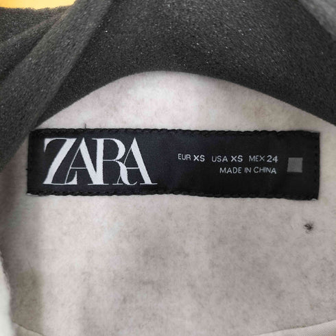 ザラ ZARA ボックスシルエット ジップアップ ジャケット レディース import:XS