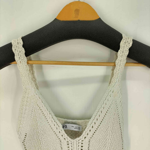 ザラ ZARA ロマンティックニットキャミソール レディース import:S