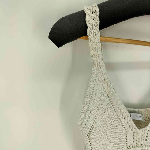 ザラ ZARA ロマンティックニットキャミソール レディース import:S