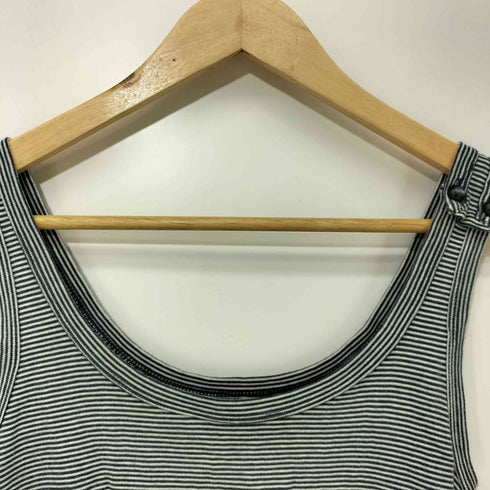 マークジェイコブス MARC JACOBS コットン100 ボーダー タンクトップ レディース import:S