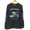 フルーツオブザルーム FRUIT OF THE LOOM 80-90S MADE IN USA ファイヤーパターン プリントクルーネックL/S Tシャツ メンズ import:L