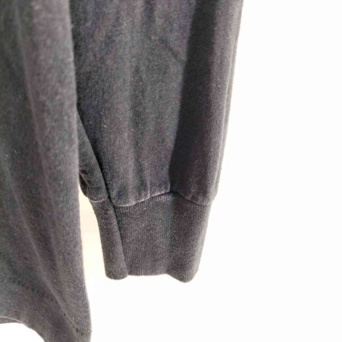 フルーツオブザルーム FRUIT OF THE LOOM 80-90S MADE IN USA ファイヤーパターン プリントクルーネックL/S Tシャツ メンズ import:L