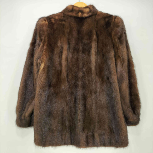 MG SABLE FUR 天然毛皮 ミンク ファー コート レディース JPN:11号