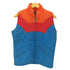 70S FASHION TRAIL sport wear マルチカラー パデット ベスト アルミジップ メンズ import:L
