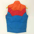 70S FASHION TRAIL sport wear マルチカラー パデット ベスト アルミジップ メンズ import:L