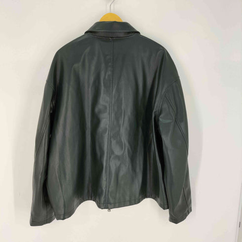 ザラ ZARA RELAXED FIT FAUX LEATHER JACKET メンズ import:XL