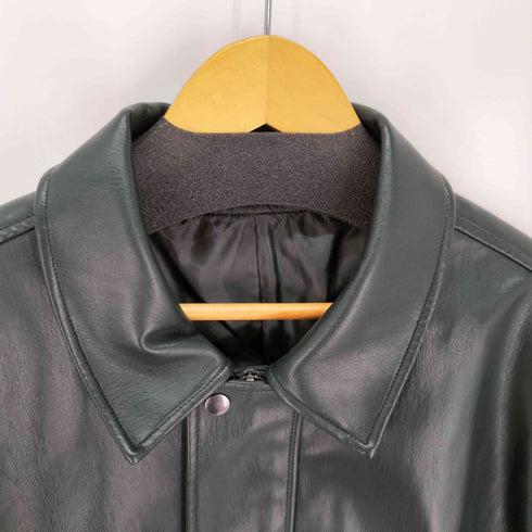 ザラ ZARA RELAXED FIT FAUX LEATHER JACKET メンズ import:XL