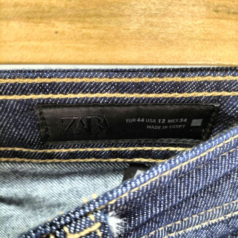 ザラ ZARA センタープレス ストレートレッグ ジーンズ メンズ JPN:44