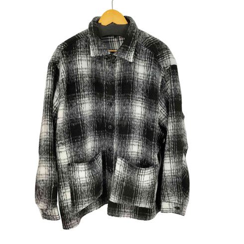 Alfred Alex オンブレチェック オーバーサイズ シャギーCPOシャツジャケット メンズ JPN:L