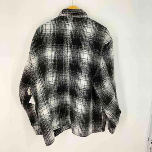 Alfred Alex オンブレチェック オーバーサイズ シャギーCPOシャツジャケット メンズ JPN:L