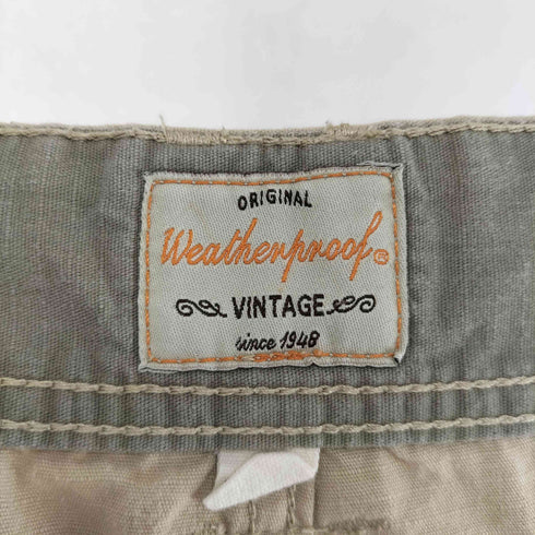 ウェザープルーフ WEATHERPROOF リップストップ サイドジップハーフパンツ メンズ W44