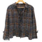 イオコムイオ io comme io チェック柄ウールブラウス レディース JPN:40
