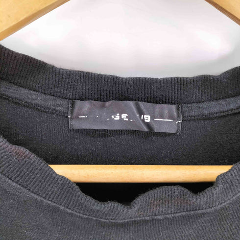 エージェムナイン AGEM/9 スモークロゴ 半袖 Tシャツ メンズ