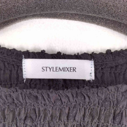 スタイルミキサー STYLEMIXER ネップシャーリングトップ レディース FREE