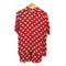 イヴサンローラン Yves Saint Laurent レーヨン 水玉 ドット ポロシャツ スカート セットアップ レディース M/M