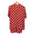 イヴサンローラン Yves Saint Laurent レーヨン 水玉 ドット ポロシャツ スカート セットアップ レディース M/M