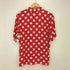 イヴサンローラン Yves Saint Laurent レーヨン 水玉 ドット ポロシャツ スカート セットアップ レディース M/M