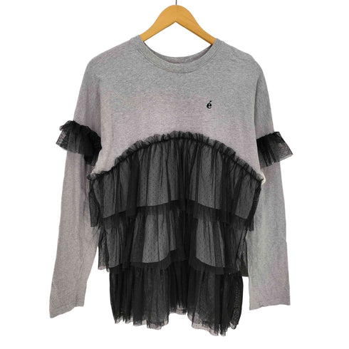 エピヌ epine é tulle frill long tee レディース