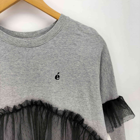 エピヌ epine é tulle frill long tee レディース