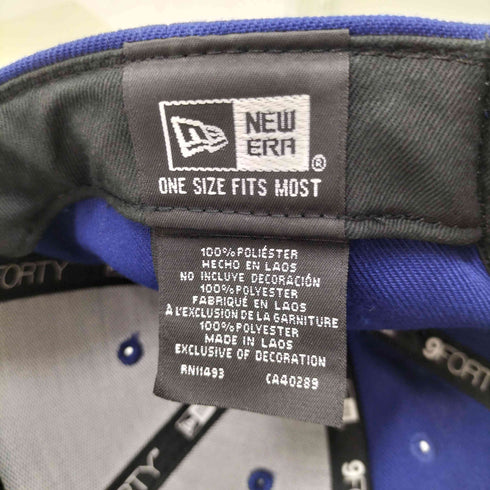 ニューエラ NEW ERA 9FORTY チームロゴ刺繍 6パネルキャップ メンズ ONE SIZE
