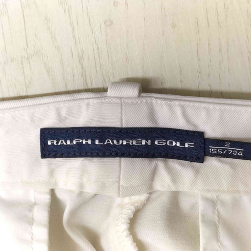 ポロゴルフラルフローレン POLO GOLF RALPH LAUREN ストレート ホワイト デニム パンツ レディース 2