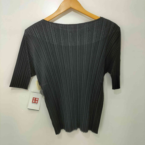 プリーツプリーズイッセイミヤケ PLEATS PLEASE ISSEY MIYAKE 半袖 プリーツ レイヤード カットソー レディース JPN:3