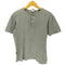 アヴィレックス AVIREX リブ編み ヘンリーネック Tシャツ カットソー ステンシル メンズ import:L