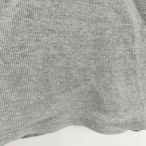 アヴィレックス AVIREX リブ編み ヘンリーネック Tシャツ カットソー ステンシル メンズ import:L