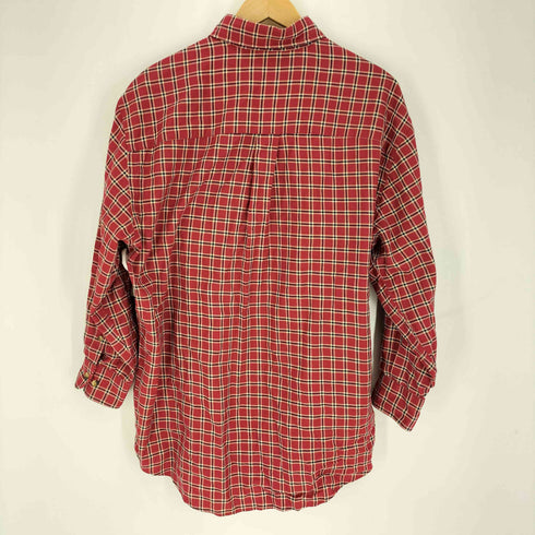 ランズエンド LANDS END 00S L/S チェック シャツ メンズ import:M