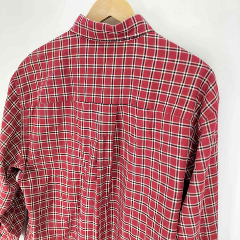 ランズエンド LANDS END 00S L/S チェック シャツ メンズ import:M