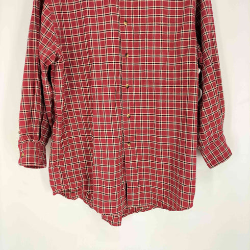 ランズエンド LANDS END 00S L/S チェック シャツ メンズ import:M