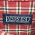 ランズエンド LANDS END 00S L/S チェック シャツ メンズ import:M
