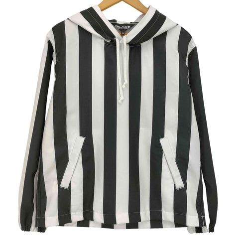ブラックコムデギャルソン BLACK COMME des GARCONS 23ss ストライプ プルオーバーパーカー メンズ JPN:M