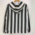 ブラックコムデギャルソン BLACK COMME des GARCONS 23ss ストライプ プルオーバーパーカー メンズ JPN:M
