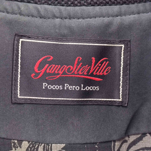 ギャングスタビル GANGSTERVILLE NO MASTER DERBY JACKET ダービージャケット メンズ S