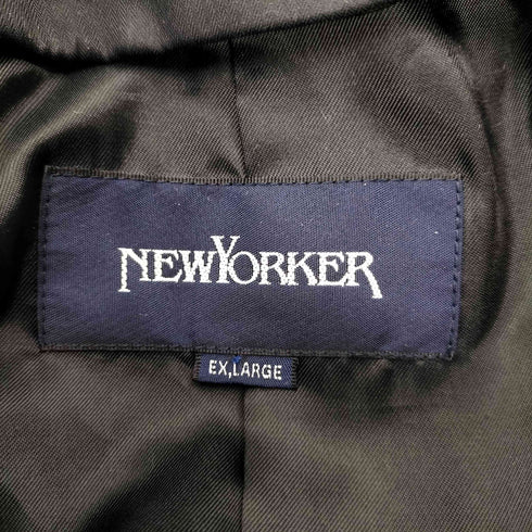 ニューヨーカー NEWYORKER 比翼 ステンカラーコート メンズ LL