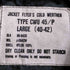 ユーエスアーミー U.S. ARMY 80s 86年会計 TYPE CWU 45/P フライトジャケット メンズ LARGE