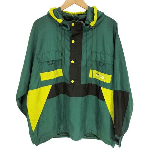 フィラ FILA 切替フードアノラックパーカー 多ポケット仕様 メンズ LL