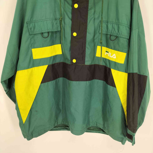 フィラ FILA 切替フードアノラックパーカー 多ポケット仕様 メンズ LL