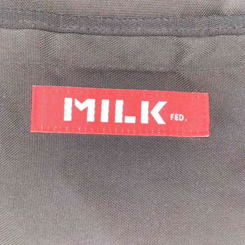 ミルクフェド MILKFED. NEO BIG BACKPACK BAR ロゴ リュックサック メンズ